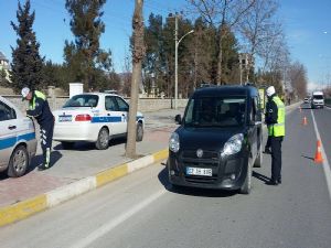 Adıyaman Trafik Ekipleri Aman Vermiyor