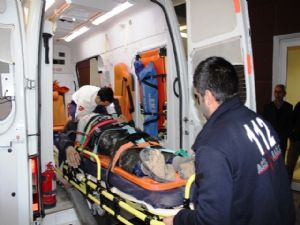 Motosiklet Takla Attı; 1 Ağır Yaralı