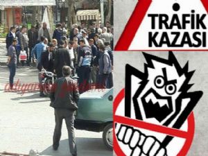 Toplu Taşıma Aracı Motosiklete Çarptı