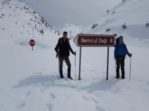Dağcılar Nemrut Dağına Tırmandı