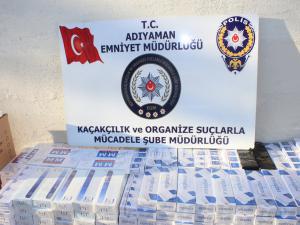 Adıyamanda Kaçak Sigara Operasyonu