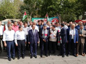 Adıyamanda Gazzede Uygulanan Ambargolara Tepki