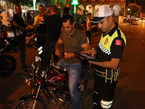 Adıyaman'da Motosiklet Uygulaması Devam Ediyor