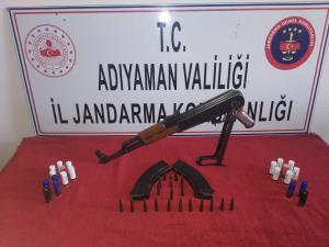 Kahta'da Uzun Namlulu Tüfek Ele Geçirildi: 1 Gözaltı
