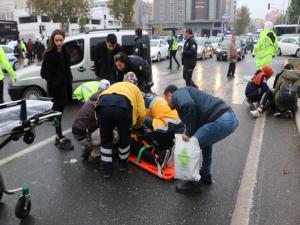 Adıyamanda Trafik Kazası: 2 Yaralı