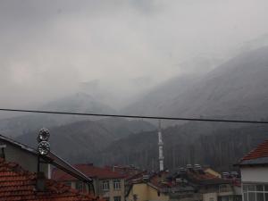 Çelikhanda Yüksek Kesimler Beyaza Büründü