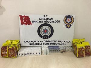 Durdurulan Otomobilde Kaçak Sigara Ve Çay Çıktı
