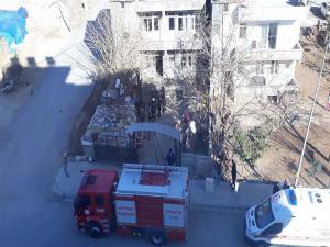 Adıyamanda Ev Yangını