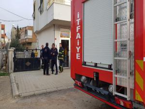 Merdiven Boşluğunda Çıkan Yangın Korkuttu