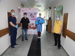 Adıyamanda 3 günlük bebek Covid-19'u yendi