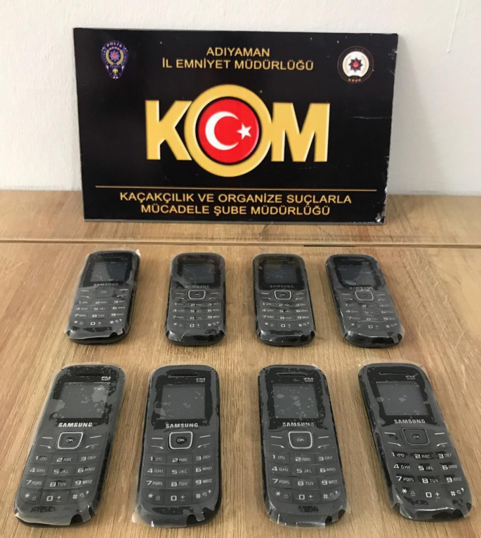 Adıyaman'da kaçak cep telefonu operasyonu