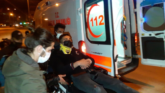 Adıyaman'da Otomobil İle Motosiklet Çarpıştı