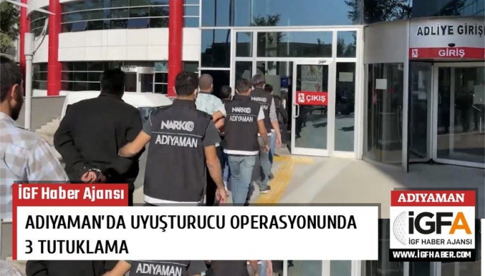 Adıyaman'da Zehir Taciri 3 Kişi Tutuklandı