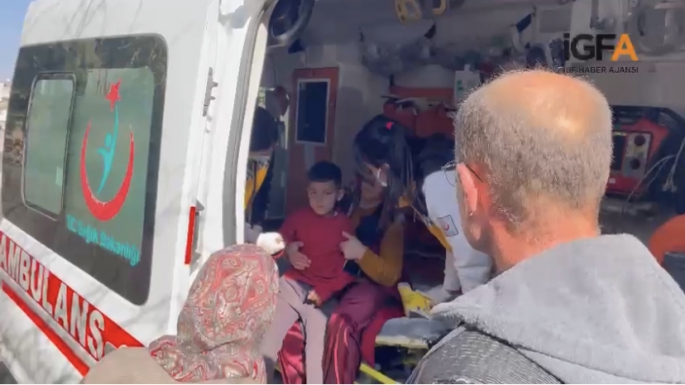 Adıyaman’da Bisikletle Otomobil Çarpıştı 1 yaralı