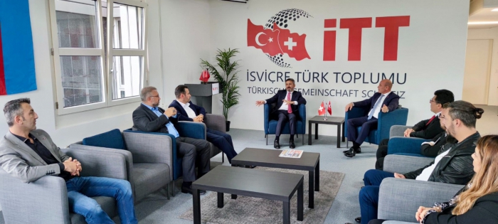 Başkan Aydın İsviçre'de Hemşehrileriyle Buluştu