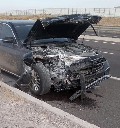 Akıncılar Belediye Başkanı Aksaray’da Kaza Yaptı