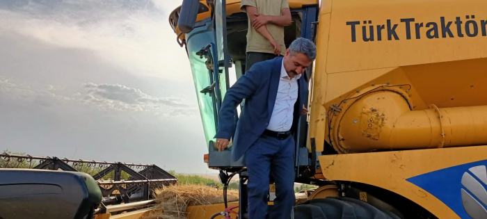 Milletvekili ALKAYIŞ Hasat Programında Çiftçileri Yalnız Bırakmadı