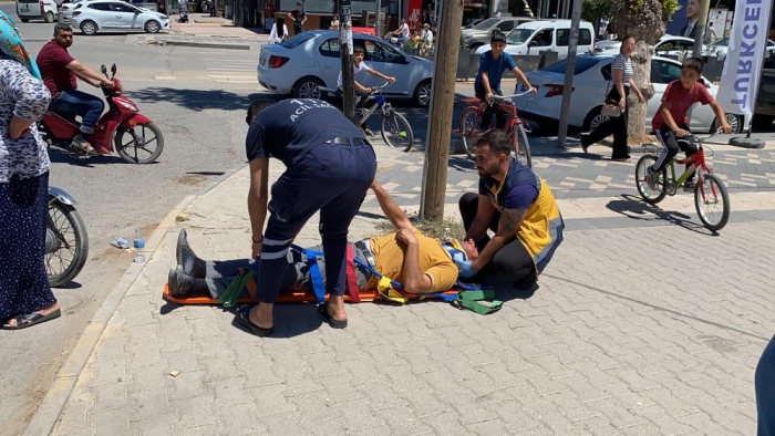 Adıyaman'da otomobille motosiklet çarpıştı: 1 yaralandı
