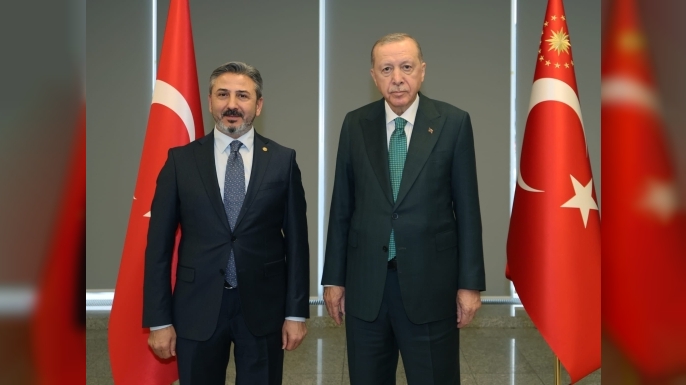 Bakan Yardımcısı Aydın, Cumhurbaşkanı Erdoğan ile Bir Araya Geldi