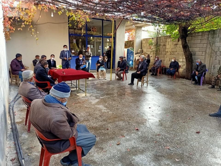 Kaymakam Tugay Yaylımlı köyünde halk toplantısı düzenledi