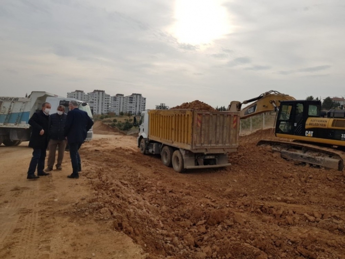 Başkan Kılınç yol genişletme çalışmalarını inceledi