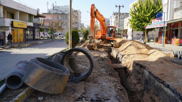 Mimar Sinan Mahallesinin altyapı çalışmaları devam ediyor
