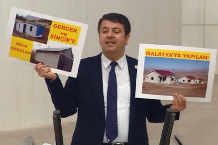 Milletvekili Tutdere, Adıyamanlı depremzedelerin sorunlarını gündeme getirdi