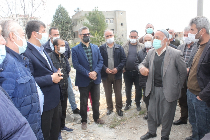 Milletvekili Tutdere, kentsel dönüşüm alanında incelemelerde bulundu
