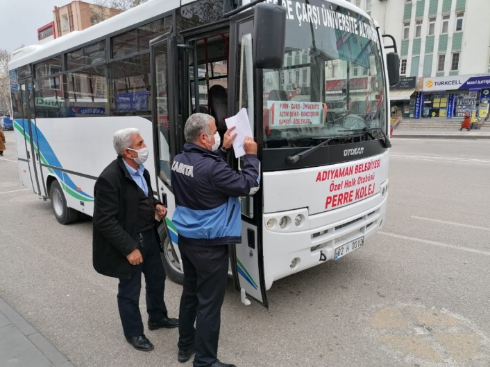 Adıyaman'da Yolcu Otobüsleri Denetlendi
