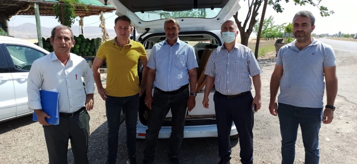 Gölbaşı´nda Antep fıstığı gözü dağıtıldı