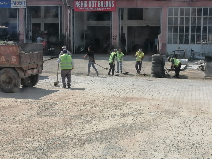 Yeni sanayi sitesinde genel temizlik