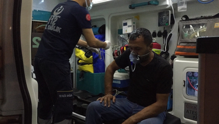 Adıyaman'da İş yerinde korkutan yangın