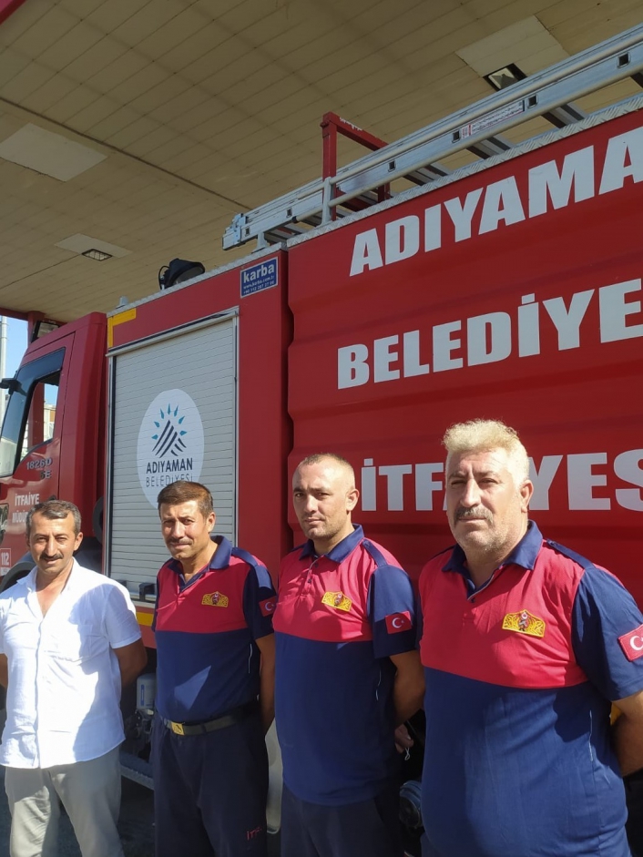 Adıyaman İtfaiyesi´nden Manavgat ve Osmaniye´ye destek