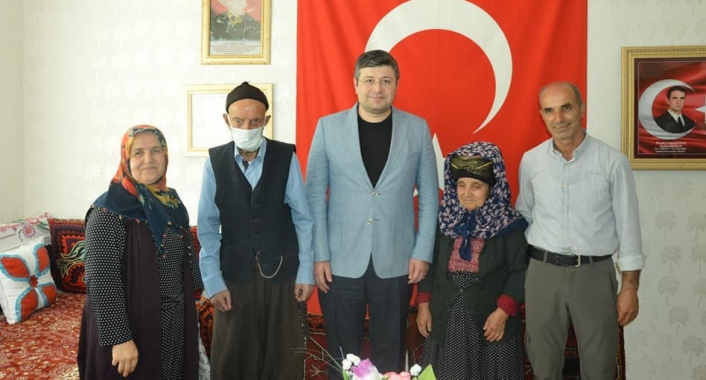 Kaymakam Uçar, şehit ve gazi aileleriyle bir araya geldi