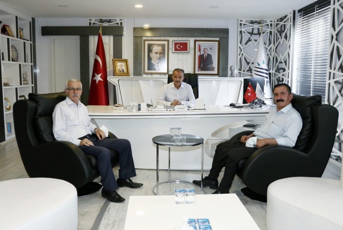 Alevi Kültür Derneği Başkanı Tanrıverdi´den Başkan Kılınç´a ziyaret