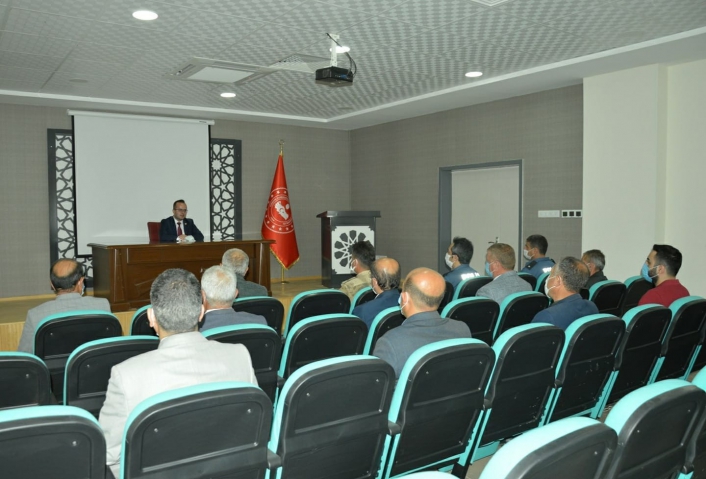 Kaymakam Aslantürk kurum amirleriyle bir araya geldi