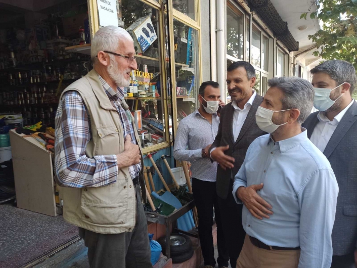 Başkan Aydın Gölbaşı ilçesinde vatandaşları dinledi