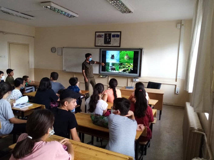 Öğrencilere biyolojik çeşitlilik anlatıldı