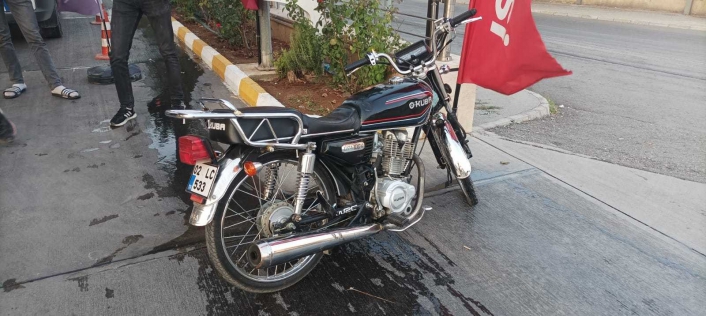 Adıyaman'da Motosiklet yayaya çarptı: 1 yaralı