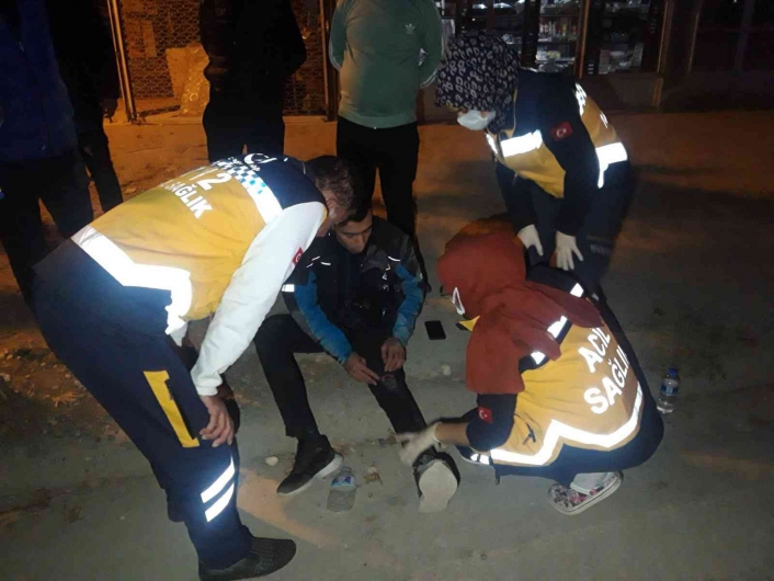 Adıyaman´da motosiklet devrildi: 2 yaralı