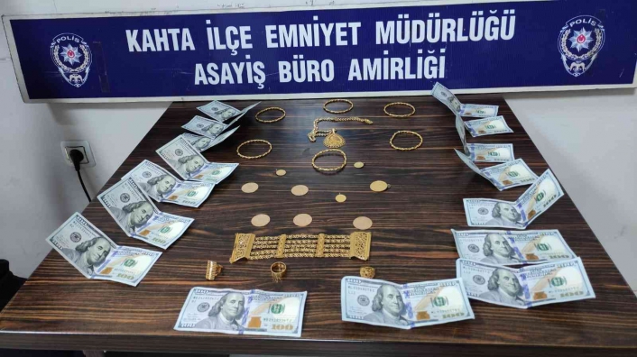 Kahta´da altın hırsızı yakalandı