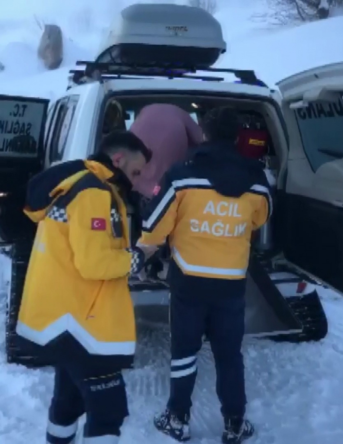 Hamile kadına 36 saat sonra ulaşıldı