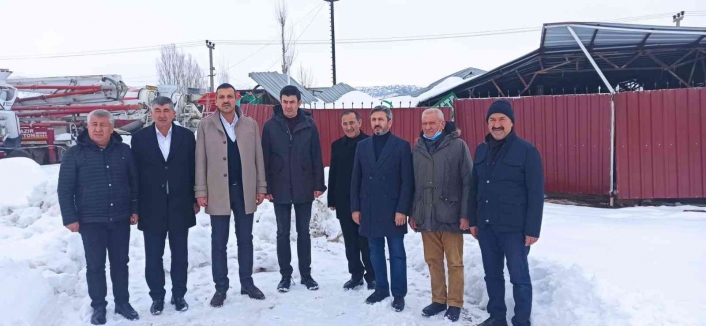 Milletvekili Aydın, Gölbaşı´da kardan zarar gören vatandaşlarla bir araya geldi