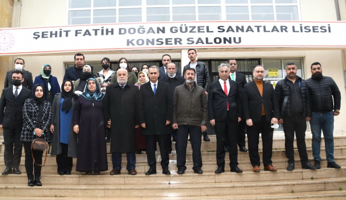 Şehit Fatih Doğan´ın ismi güzel sanatlar lisesine verildi