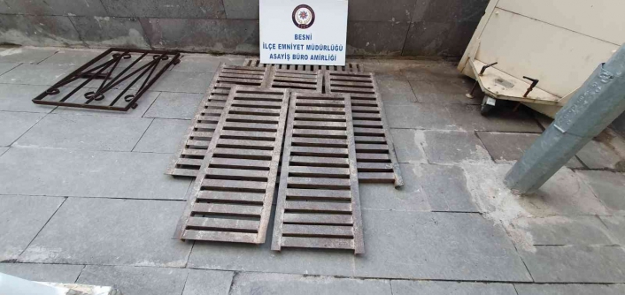 Besni´de mazgal hırsızı tutuklandı