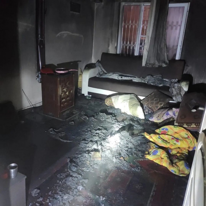 Adıyaman’da İkamet yangını korkuttu