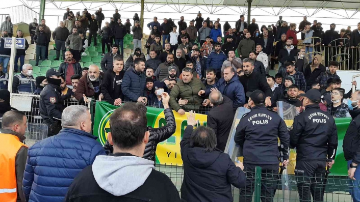 Adıyaman’da Maç sonrası gerginlik yaşandı