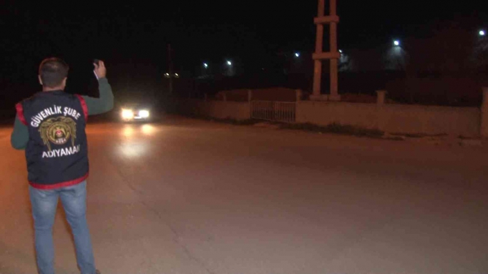 Adıyaman´da uygulama yapan polis ölümden döndü