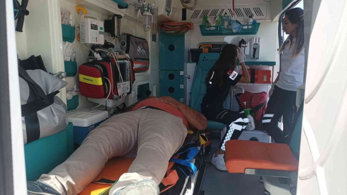 Adıyaman´da devrilen motosikletin sürücüsü yaralandı