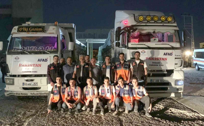 Adıyaman´dan Pakistan´a yardım